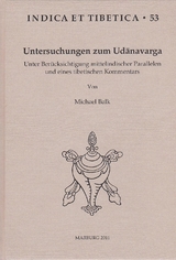Untersuchungen zum Udanavarga - Michael Balk
