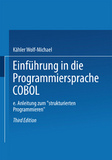 Einführung in die Programmiersprache COBOL - Kähler Wolf-Michael