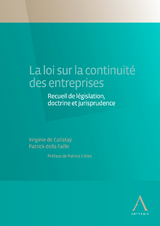La loi sur la continuit&eacute; des entreprises - Patrick della Faille d'Huysse, Virginie de Callata&yuml;