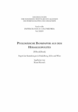 Ptolem&auml;ische Bankpapyri aus dem Herakleopolites (P.Herakl.Bank) - Klaus Maresch
