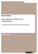 Der Zugang zur Plattform des Online-Spieles - Martin Malkus