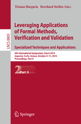 Leveraging Applications of Formal Methods, Verification and Validation. Specialized Techniques and Applications - 