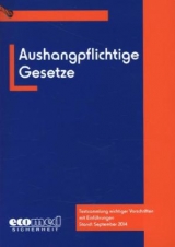 Aushangpflichtige Gesetze - Joachim Schwede