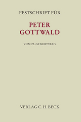 Festschrift f&uuml;r Peter Gottwald zum 70. Geburtstag - 