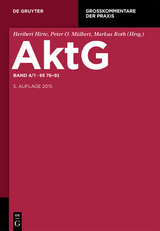 Aktiengesetz / &sect;&sect; 76-91 - 