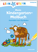 LERNSTERN Mein Kindergarten-Malbuch. Ausmalen nach Symbolen ab 4 Jahren - Julia Meyer