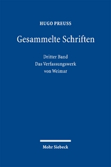 Gesammelte Schriften - Hugo Preu&szlig;
