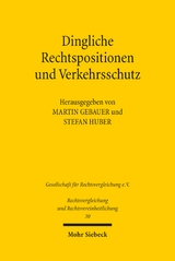 Dingliche Rechtspositionen und Verkehrsschutz - 