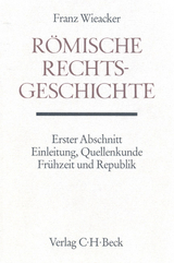 R&ouml;mische Rechtsgeschichte
