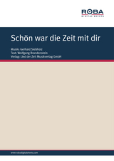 Sch&ouml;n war die Zeit mit dir - Wolfgang Brandenstein, Gerhard Siebholz