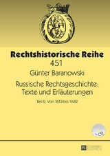 Russische Rechtsgeschichte: Texte und Erl&auml;uterungen - G&uuml;nter Baranowski