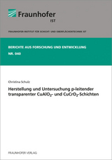 Herstellung und Untersuchung p-leitender transparenter CuAlO2- und CuCrO2-Schichten - Christina Schulz