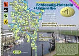 TourenAtlas Wasserwandern / TA1 Schleswig-Holstein-Unterelbe - Jübermann, Erhard