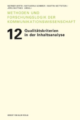 Qualit&auml;tskriterien in der Inhaltsanalyse - 