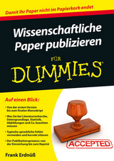 Wissenschaftliche Paper publizieren für Dummies - Frank Erdnüß