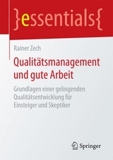 Qualit&auml;tsmanagement und gute Arbeit - Rainer Zech