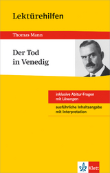 Klett Lekt&uuml;rehilfen Thomas Mann, Der Tod in Venedig - Solvejg M&uuml;ller