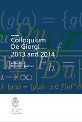 Colloquium De Giorgi 2013 and 2014 - 