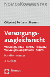 Versorgungsausgleichsrecht - Frank G&ouml;tsche, Frank Rehbein, Christian Breuers
