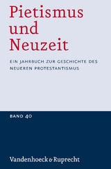 Pietismus und Neuzeit Band 40 - 2014 - 