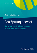 Den Sprung gewagt! - Marie-Louise Neubeiser