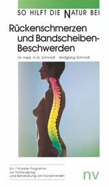 Rückenschmerzen und Bandscheibenbeschwerden - Schmidt, Hans G.; Schmidt, Wolfgang