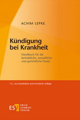K&uuml;ndigung bei Krankheit - Achim Lepke