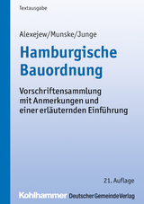 Hamburgische Bauordnung - Michael Munske, R&uuml;diger Junge