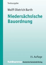 Nieders&auml;chsische Bauordnung - Wolff-Dietrich Barth