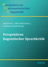 Perspektiven linguistischer Sprachkritik - 