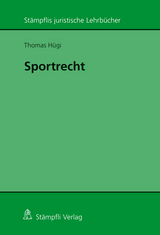 Sportrecht - Thomas H&uuml;gi