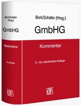 GmbHG - Reinhard Bork, Carsten Sch&auml;fer