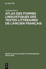 Atlas des formes linguistiques des textes litt&eacute;raires de l'ancien fran&ccedil;ais - Anthonij Dees