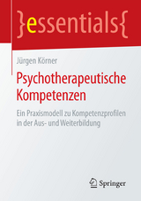 Psychotherapeutische Kompetenzen - J&uuml;rgen K&ouml;rner