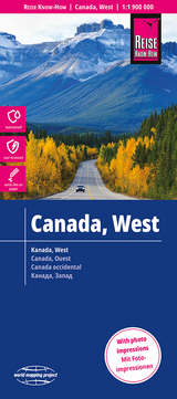Reise Know-How Landkarte Kanada West / West Canada (1:1.900.000)