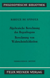 Algebraische Berechnung des Regenbogens - Berechnung von Wahrscheinlichkeiten - Baruch De Spinoza
