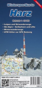 Wintersportkarte Harz - 
