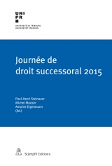 Journ&eacute;e de droit successoral 2015 - 