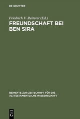 Freundschaft bei Ben Sira - 