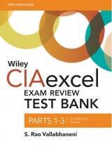 Wiley CIAexcel Exam Review Test Bank - Vallabhaneni, S. Rao
