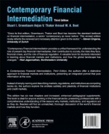 Contemporary Financial Intermediation - Greenbaum, Stuart I.; Thakor, Anjan V.; Boot, Arnoud W. A.