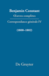 Correspondance 1800&ndash;1802 - 