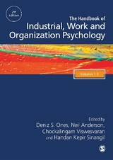 The SAGE Handbook of Industrial, Work & Organizational Psychology, 3v - Ones, Deniz S; Anderson, Neil; Viswesvaran, Chockalingam; Sinangil, Handan Kepir