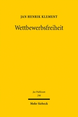 Wettbewerbsfreiheit - Jan Henrik Klement