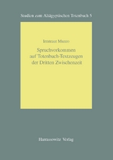 Spruchvorkommen auf Totenbuch-Textzeugen der Dritten Zwischenzeit - Irmtraud Munro