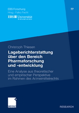 Lageberichterstattung &uuml;ber den Bereich Pharmaforschung und -entwicklung - Christoph Thiesen