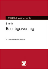 Bautr&auml;gervertrag - Manfred Blank