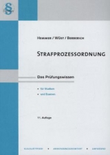 Strafprozessordnung - Karl-Edmund Hemmer, Achim W&uuml;st, Bernd Berberich