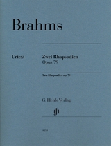 Johannes Brahms - Zwei Rhapsodien op. 79 - Brahms, Johannes