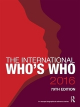 The International Who's Who 2016 - Publications, Europa